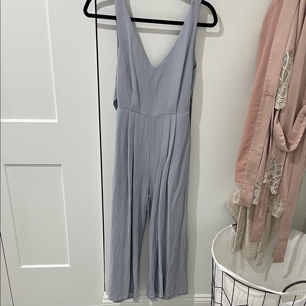 Elegant Blue Jumpsuit
